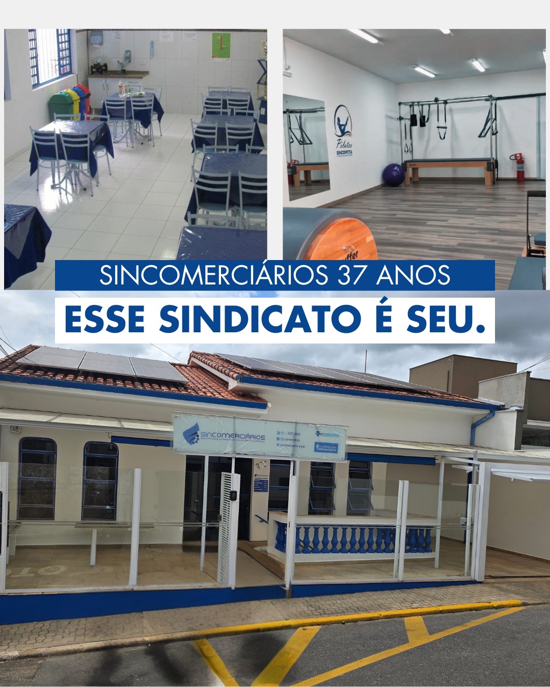 Sincomerciários celebra 37 anos com café da manhã especial aos associados