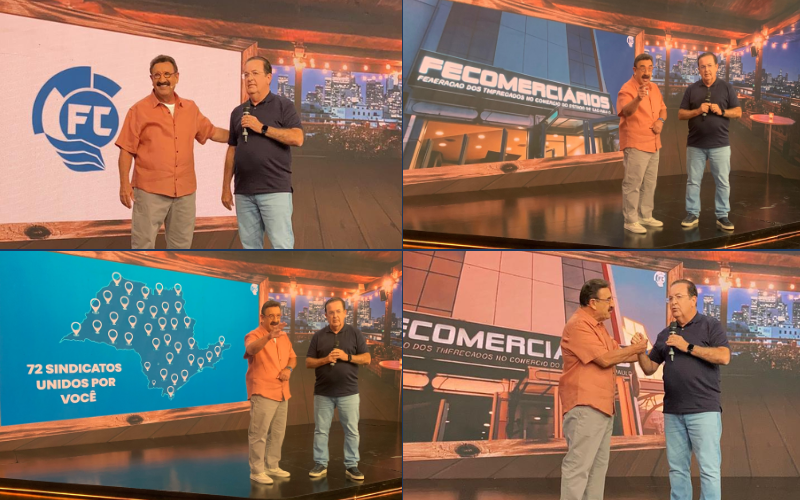 Homenagem da Federação às comerciárias no ‘Programa do Ratinho’ vai ao ar sexta-feira, 6